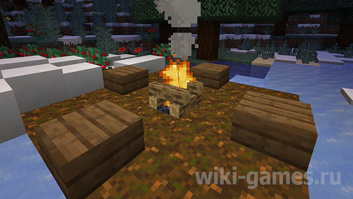 minecraft campfire 1