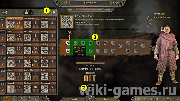 mount blade 2 skiills 2g