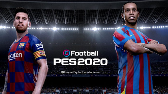 Messi and Ronaldinho PES 2020