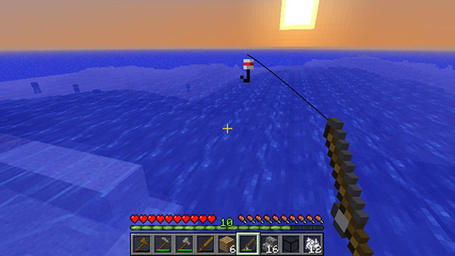 minecraft fishing 2