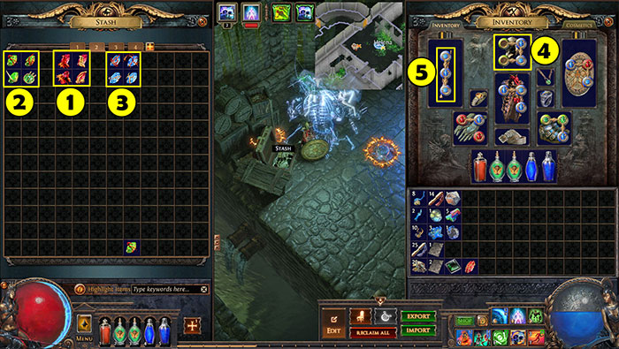 Path of Exile kamen drag spos 1