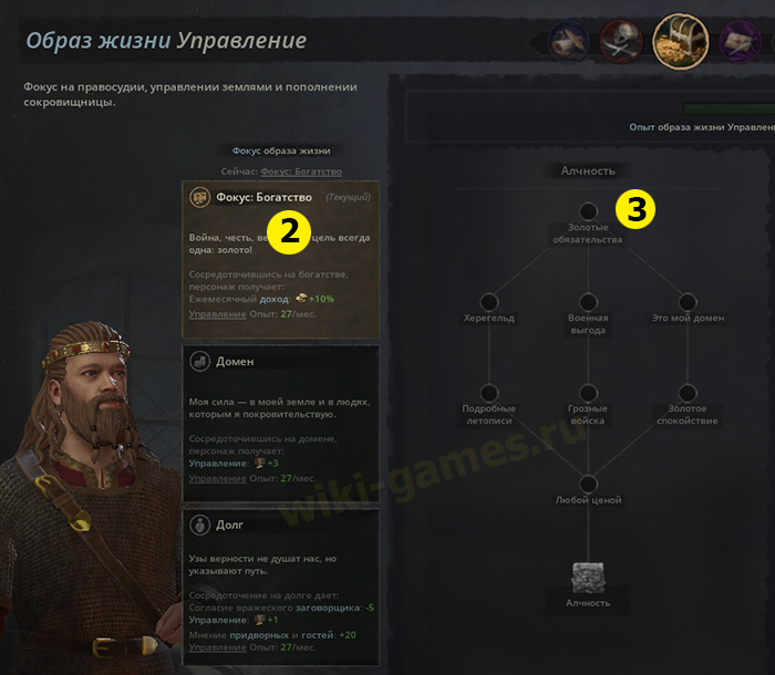 crusader kings 3 focus money 2