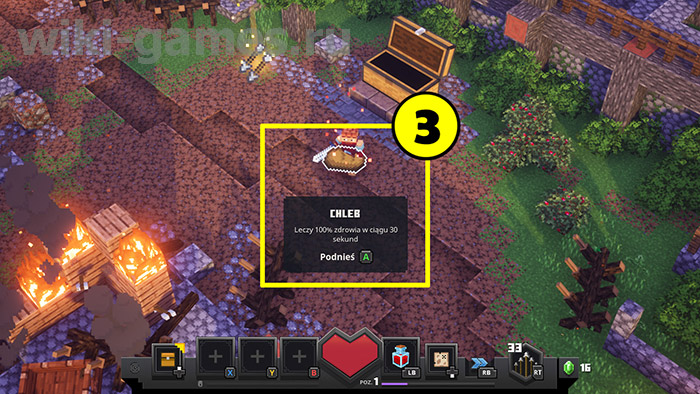 minecraft dungers heal 3