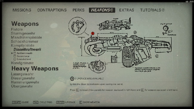 Wolfenstein II jружие непрерывного огня
