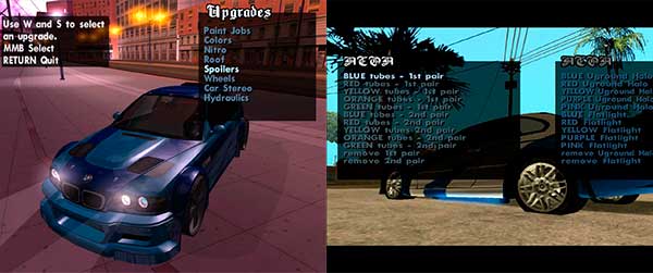 Gta San Andreas Pimp my car mod