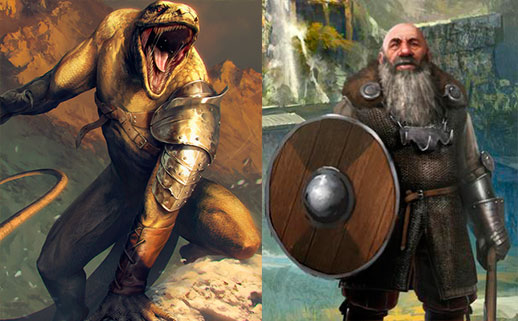 Ведьмак - враны и краснолюды