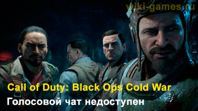 Исправление ошибки в игре Call of Duty: Black Ops Cold War &laquo;Голосовой чат приостановлен&raquo;